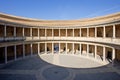 Ancient arena in the Alhambra Palace in Spain Royalty Free Stock Photo