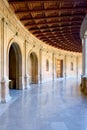 Ancient arena in the Alhambra Palace in Spain Royalty Free Stock Photo