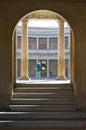 Ancient arena in the Alhambra Palace in Spain Royalty Free Stock Photo