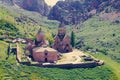 Ancient Armenian church in nature Royalty Free Stock Photo