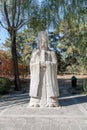 Ancient army general statue, Beijing, China Royalty Free Stock Photo