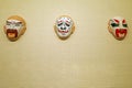 Tradtional art craft face mask of peking opera