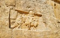 Ancient art in Naqsh-e Rustam Necropolis, Iran Royalty Free Stock Photo