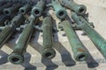 Ancient artillery Cannons In The Moscow Kremlin