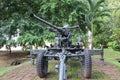 Ancient artillery for Thai soldiers in World War 2