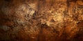 Ancient artistic old grunge copper bronze rusty texture dark background Royalty Free Stock Photo