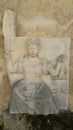 Ancient artwork on Cornaro castle in Asolo, Italy Royalty Free Stock Photo