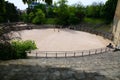 The ancient ArÃÂ¨nes de LutÃÂ¨ce - the most important ancient Roman remains from the era in Paris Royalty Free Stock Photo