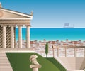 Ancient Athens illustration