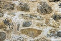 Ancient atone wall Royalty Free Stock Photo