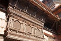 Ancient Balcony, Kathmandu Durbar Square, Nepal Royalty Free Stock Photo