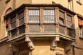 Ancient balcony of Palazzo Marsigli - Bologna downtown Italy