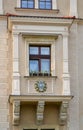 Ancient balcony of Wawel castle in Krakow, Poland