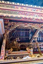 Ancient Balinese Shrine Pagoda Ceiling in Detail