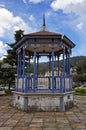 Ancient bandstand on square in historical city of Ouro Preto