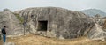 Ancient Barabar Cave Hills world\'s oldest surviving caves.near Makhdumpur village