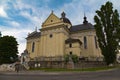 Ancient Basilian monastery outdoor. City Zhovkva. Western Ukrai