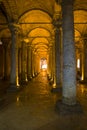 Ancient Basilica Cistern in Istanbul, Turkey Royalty Free Stock Photo