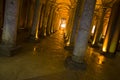 Ancient Basilica Cistern in Istanbul, Turkey Royalty Free Stock Photo