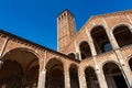 Saint Ambrogio Basilica in Romanesque style - Milan Italy