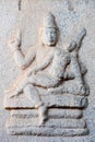Ancient basrelief of hindu deities in Achyutaraya Temple