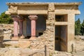 Ancient bath house at Knossos Royalty Free Stock Photo