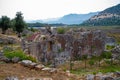 Ancient bath ruins in Andriake Ancient City.