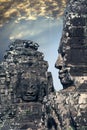 Ancient Bayon Temple 12th century At Angkor Wat, Siem Reap, Cambodia Royalty Free Stock Photo