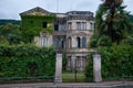 Ancient and beautiful nineteenth century villa in disuse located Royalty Free Stock Photo