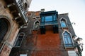 Ancient beautiful palaces in Venice, Italy. Splendid medieval architecture