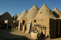 An ancient beehive home at Harran in Turkey.