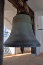 Ancient bell on bell tower in Rostov Kremlin, Rostov, Yaroslavl region, Russia Royalty Free Stock Photo