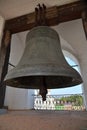 Ancient bell on bell tower in Rostov Kremlin, Rostov, Yaroslavl region, Russia Royalty Free Stock Photo