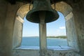 Ancient bell. Euphrasian basilica, Porec, Istria, Croatia. I Royalty Free Stock Photo