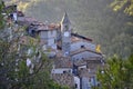 Ancient bell tower with clock