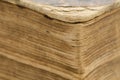 Ancient bible - old book - pages closeup Royalty Free Stock Photo