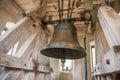 Ancient big bell in the Czech Castle Royalty Free Stock Photo