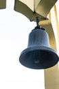 Ancient big bell in the Czech Castle Royalty Free Stock Photo