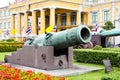 Ancient biggest cannon from Thai government museum Royalty Free Stock Photo