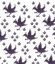 Ancient birds pattern