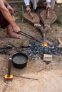 Ancient black smith craftsman