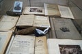 Ancient books of the 18th and 19th centuries in the Museum of Local History in Cherkasy Royalty Free Stock Photo