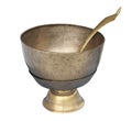 Ancient bowl with scoop for special ceremony