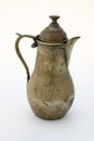 Ancient brass coffee pot