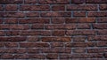 ancient brick texture of historical structure. red and brown Royalty Free Stock Photo