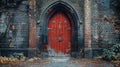 Ancient Brick Tunnel With Light at End Royalty Free Stock Photo