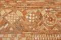 Basilica of Santo Stefano in Bologna Italy - Ancient brick wall Royalty Free Stock Photo