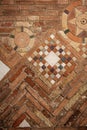 Ancient Brick Wall Bologna Italy - Basilica of Santo Stefano or the Seven Churches Royalty Free Stock Photo