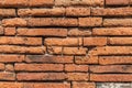 Ancient brick wall surface background texture Royalty Free Stock Photo