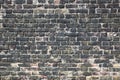 Ancient brick wall in Tower of London castle, London - UK Royalty Free Stock Photo